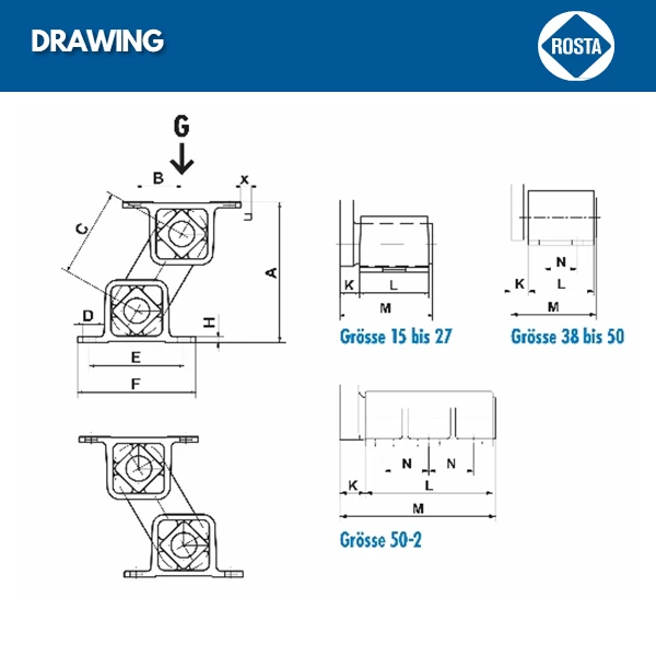 Gối đỡ giảm chấn AWI